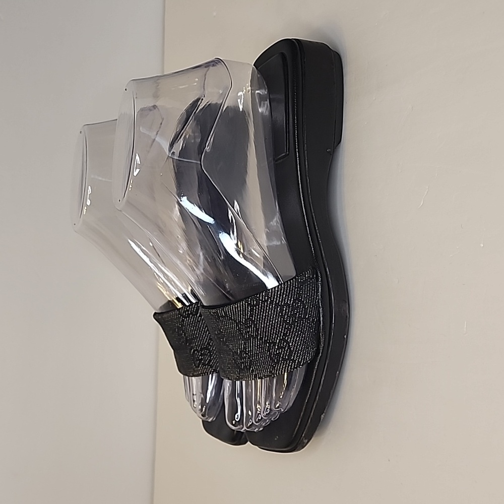 Gucci Sandalo Suola Gomma Denim GG Nero Sandal - Picture 3 of 17